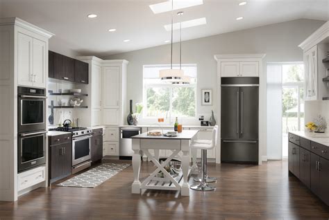 java cabinets with black stainless steel appliances|black stainless steel color cabinets.